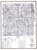 Dodge County, Wisconsin State Atlas 1956 Highway Maps